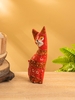 Сувенирный набор «Красные кошечки», h=20 см, h=15 см, h=12 см, 4×13×20 см, дерево