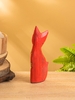 Сувенирный набор «Красные кошечки», h=20 см, h=15 см, h=12 см, 4×13×20 см, дерево