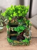 Фонтан настольный «Дерево на камнях», 12×15×20 см, без шарика, с подсветкой