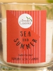 Свеча с кристаллом внутри Sea and Summer Jade orchid, 120 г, соевый воск, орхидея
