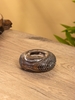 Подсвечник из дерева Джати, d=3 см, 10×10×3 см, тёмно-коричневый