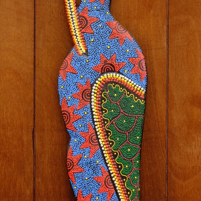 Панно настенное «Аист цветной», 95×13×1 см, дерево, МИКС
