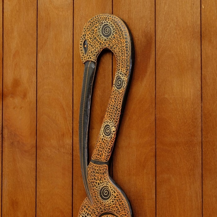 Панно настенное «Аист», 95×13×1 см, дерево, МИКС
