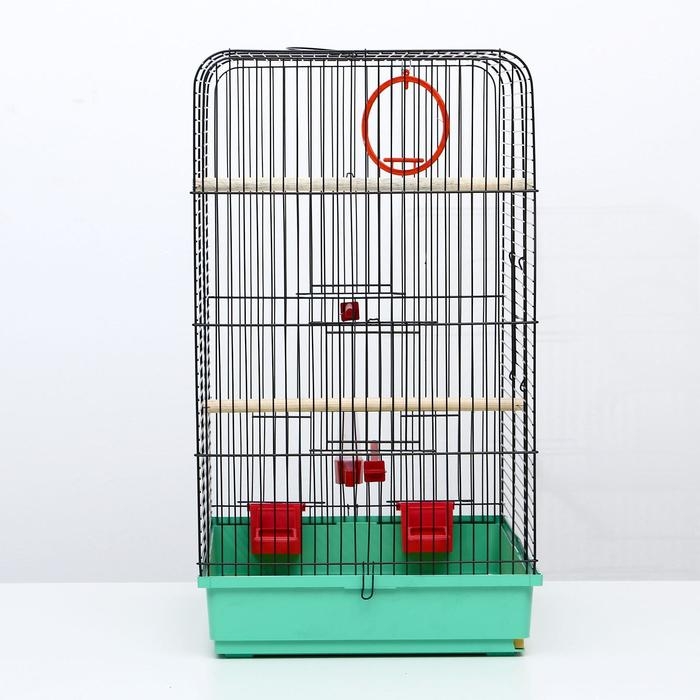 Клетка "Грация", 4 яруса, 50 х 36 х 65 см, микс цветов