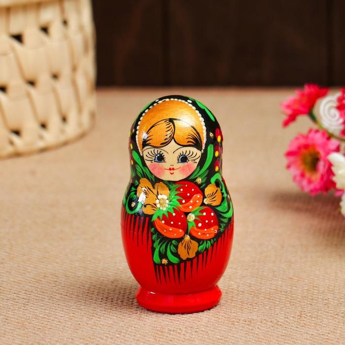 Матрешка дерево «Платочек», 5-кукольная, 10-13 см, ручная роспись