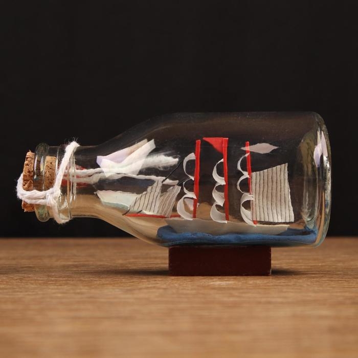 Корабль в бутылке «Боливар», фигурка, 11×5×6 см