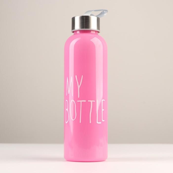 Бутылка для воды My bottle 500 мл, 21.5 х 6.5 см, микс