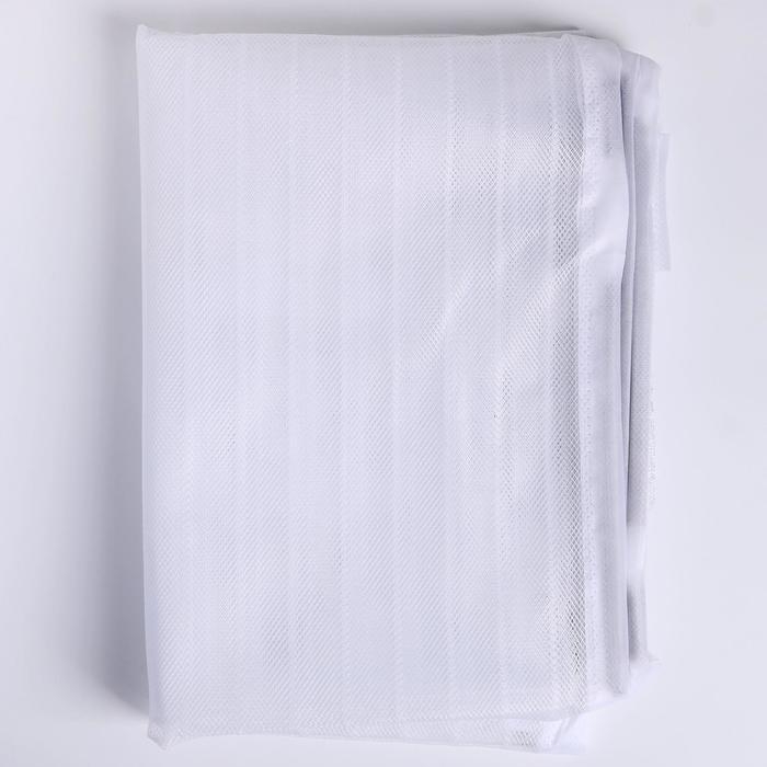 Сетка москитная для дверей, 100×210 см, на магнитах, белая