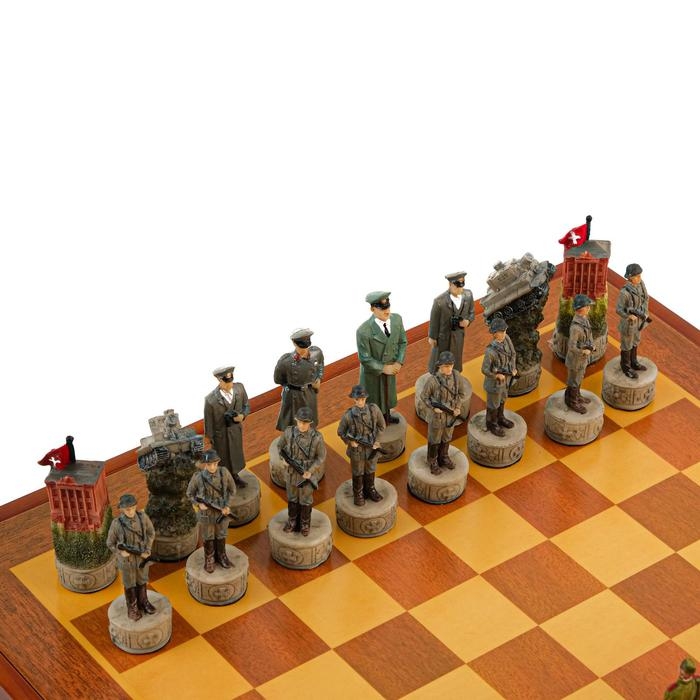 Шахматы подарочные «Победные», фигура из полистоуна, доска 36×36 см, король 8 см