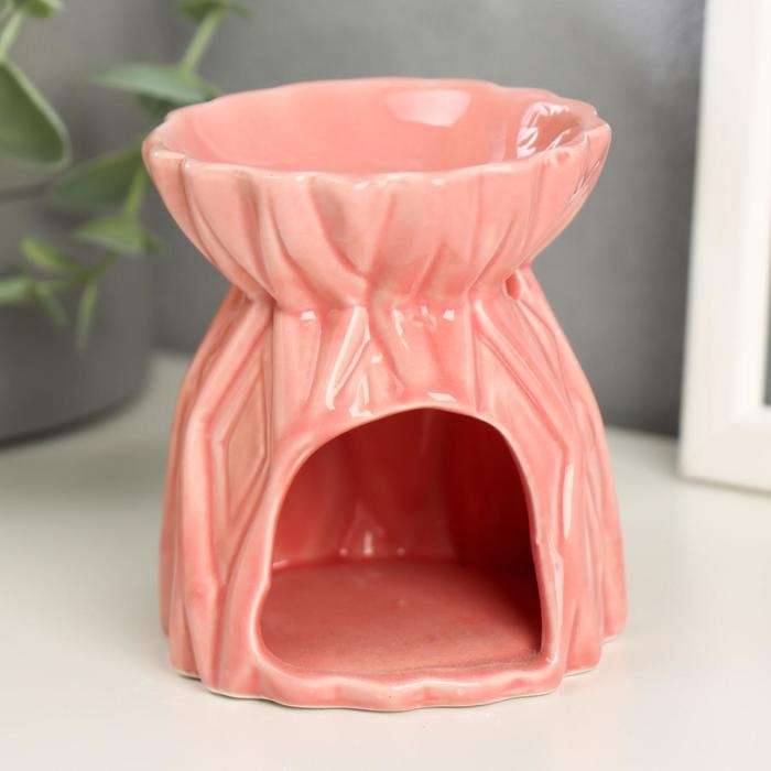 Аромалампа для эфирных масел «Кора», керамика, 8.7×7.8×7.8 см, МИКС