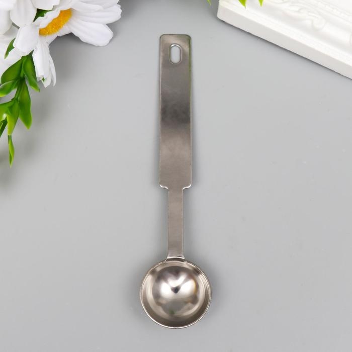 Ложка для плавления сургуча и воска, металл, 11 г, 11.5×2.6 см