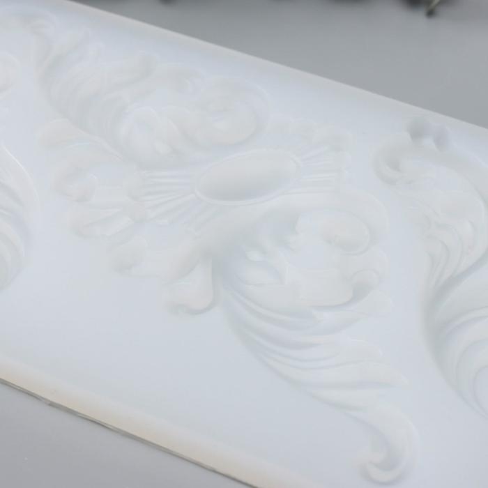 Силиконовый молд, форма для заливки «Королевские узоры», 3 предмета, 20×12.5×1 см