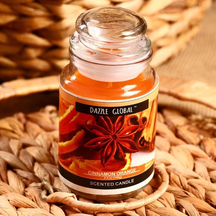 Свеча в банке 11×5.5 см Cinnamon orange 140 мл
