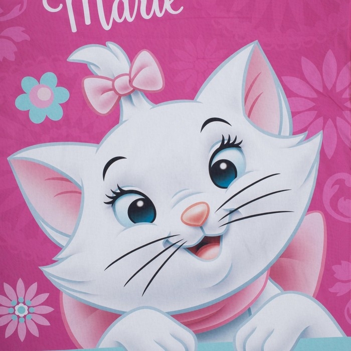 Постельное бельё 1.5 сп «Кошечка», 143×215 см, 150×214 см, 50×70 см-1 шт., хлопок 100%, поплин