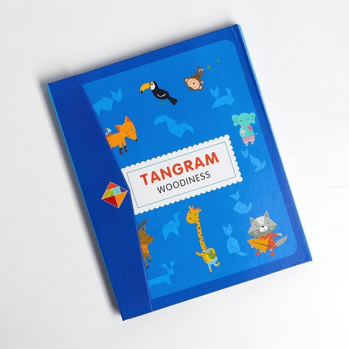 Танграм магнитный «В книжке», 7 деталей, 18×22×1.5 см