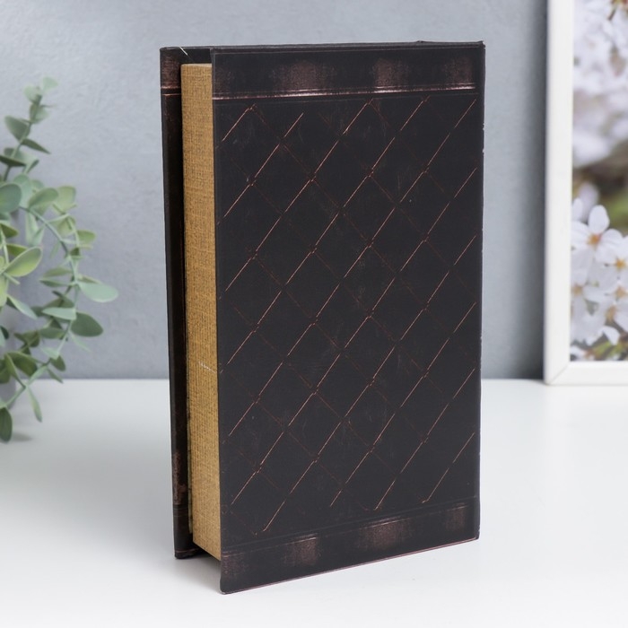 Шкатулка книга-сейф «Сила власти», дерево, искусственная кожа, 21×13×5 см