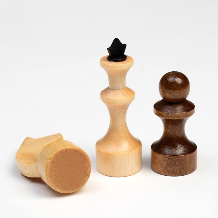 Шахматы деревянные, 29×29 см, король h=7.2 см, пешка h=4.5 см