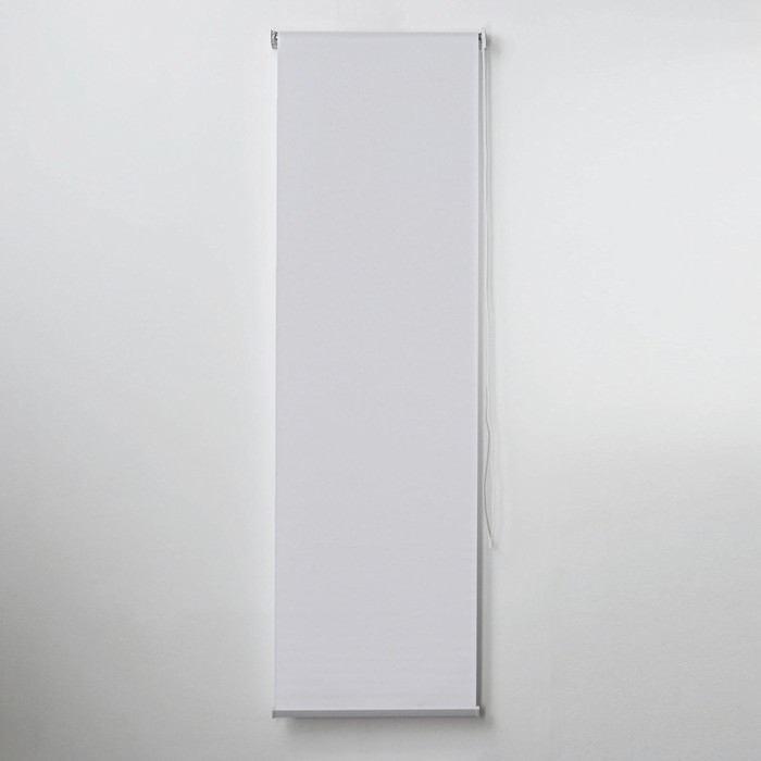 Штора рулонная «Механика», 60×200 см (с учётом креплений 3.5 см), белая