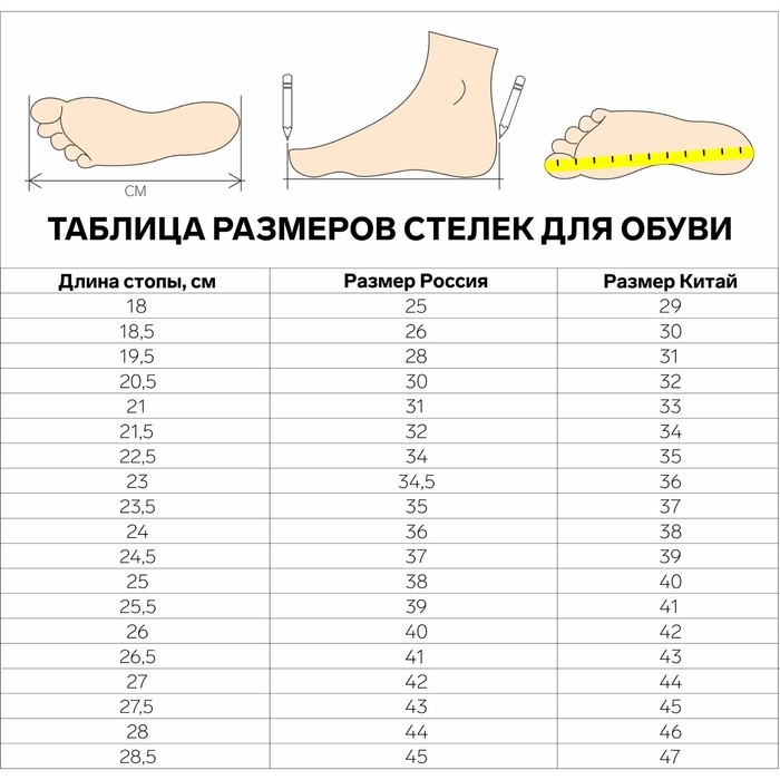 Стельки для обуви, межсезонные, р-р RU до 48 (р-р Пр-ля до 46) 39 р-р, 25.5 см, серые