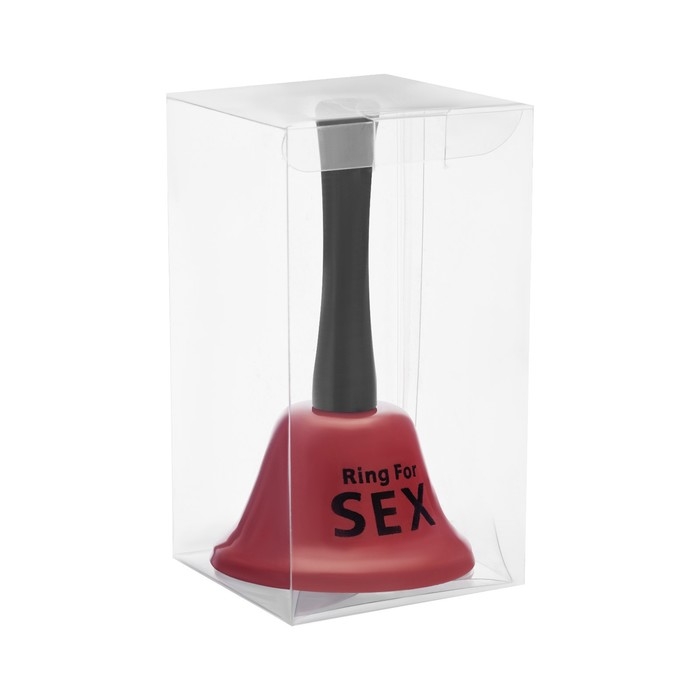 Колокольчик металлический, звонок настольный Ring for a sex, 13.5×7.5×7.5 см