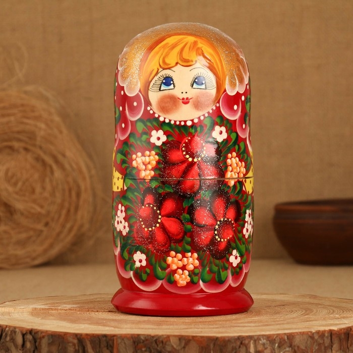 Матрёшка 7-ми кукольная "Лара", 23-25см, ручная роспись.