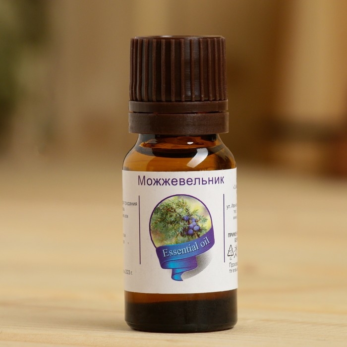 Эфирное масло «Можжевельник», флакон-капельница, аннотация, 10 мл, дезинфицирующее