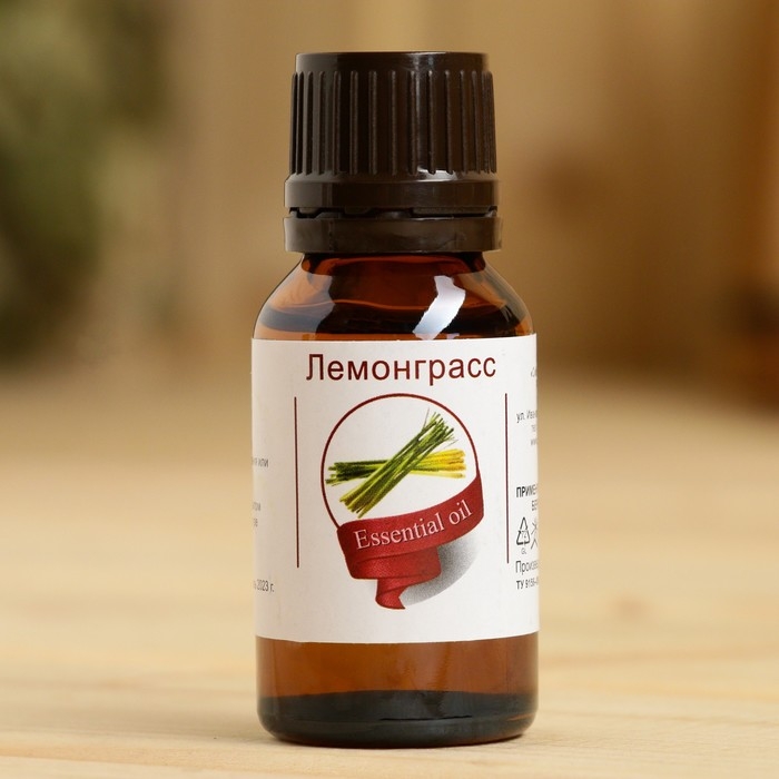 Эфирное масло «Лемонграсс» 15 мл, флакон-капельница, аннотация