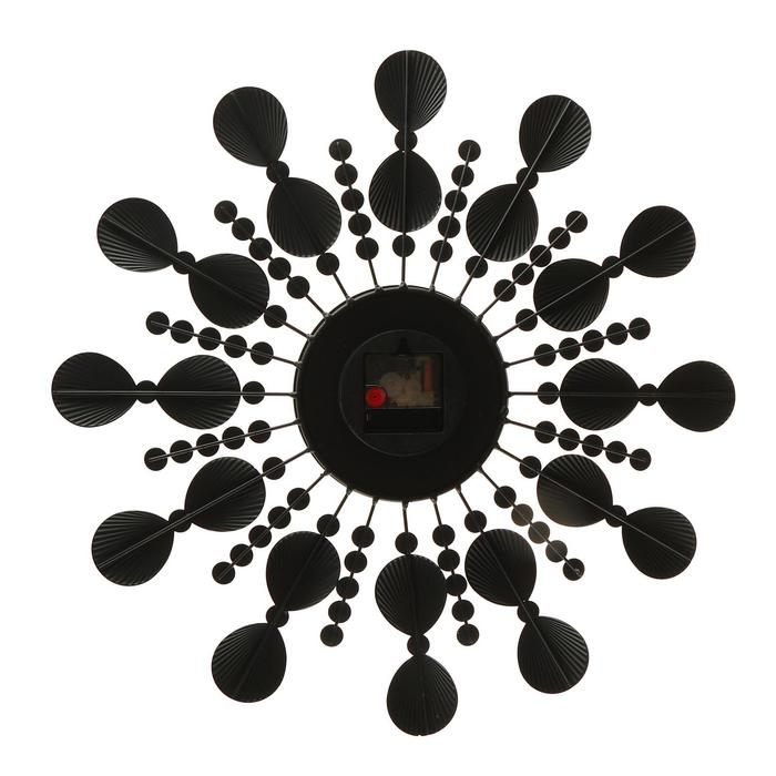 Часы настенные, интерьерные «Рассвет», плавный ход, 48×48 см, циферблат d-15 см