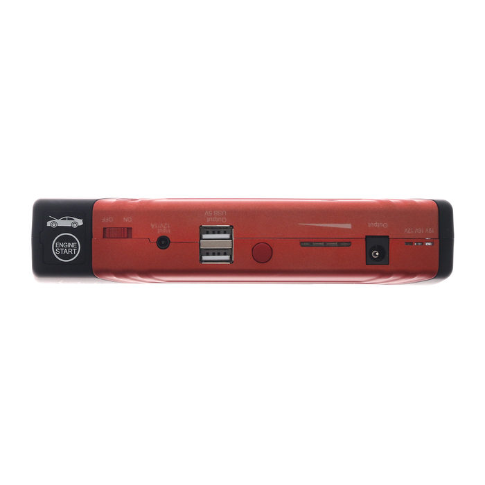 Пуско-зарядное устройство 6000 мАч, 3 LED, 2USB, DC 12V,