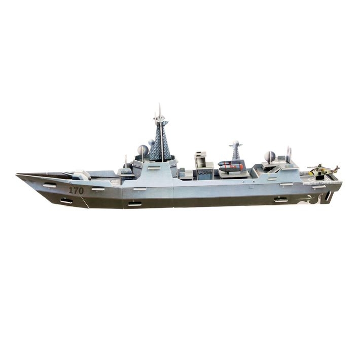 Конструктор 3D картонный «Военный корабль