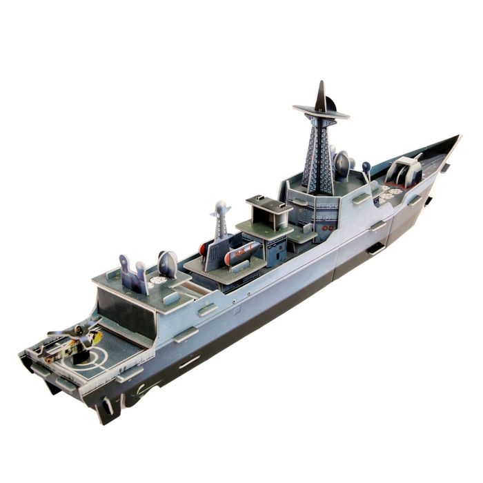 Конструктор 3D картонный «Военный корабль