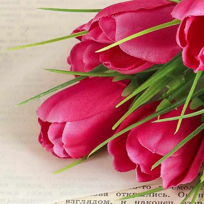 Букет «Тюльпаны», 32 см, МИКС