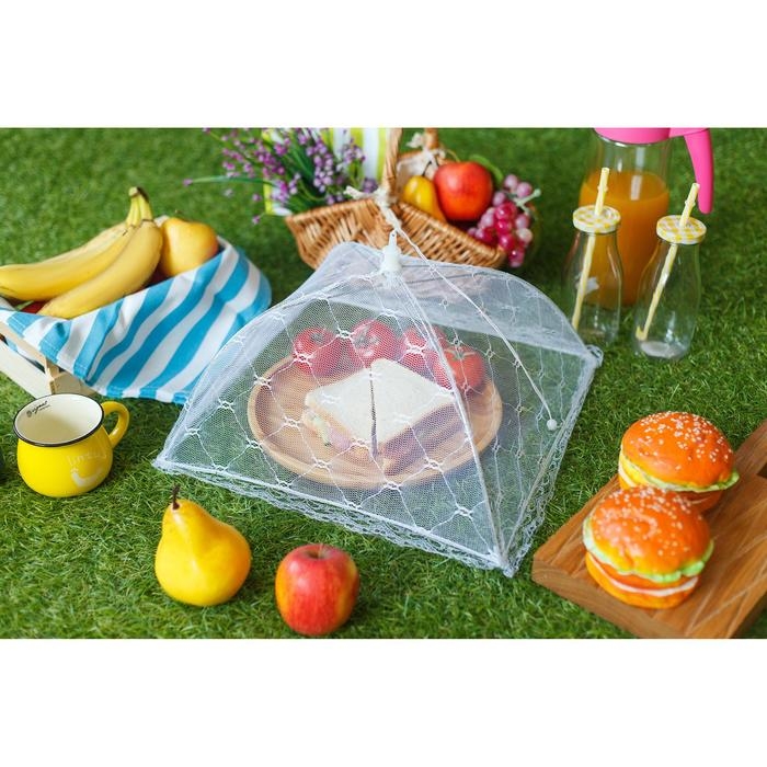 Сетка для продуктов защитная «Квадрат», 35×35 см, МИКС