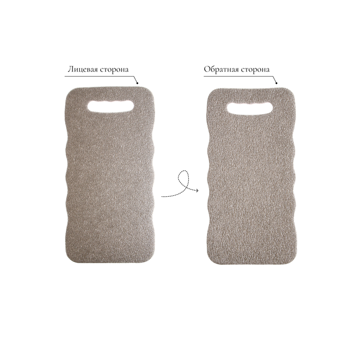 Коврики для садовых работ, 40×19 см, набор 4 шт., цвет МИКС