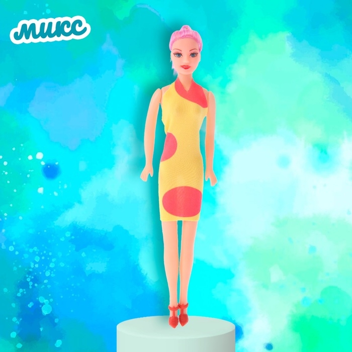 Кукла-модель «Оленька» в вечернем платье, МИКС