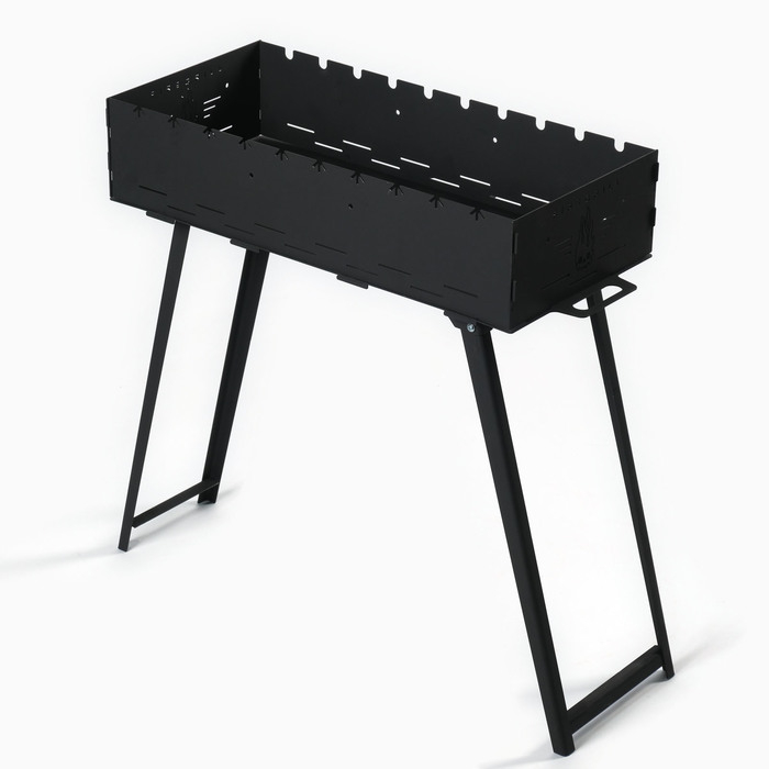 Мангал с ножками FIREGRILL, 74.7×37.5×72.3 см, 2 мм, длина жаровни 65 см