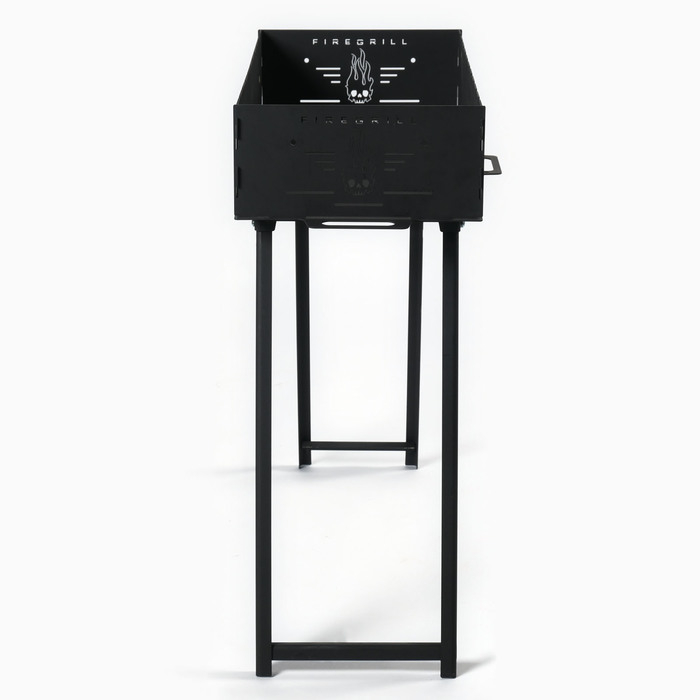 Мангал с ножками FIREGRILL, 74.7×37.5×72.3 см, 2 мм, длина жаровни 65 см