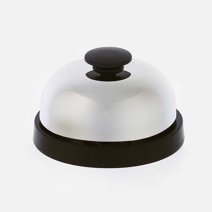 Звонок настольный Ring-ring, 4.5×7.5 см, серебро