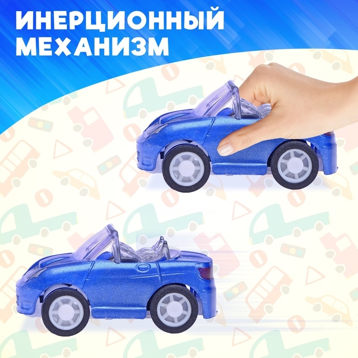 Машина инерционная «Кабриолет», цвета МИКС