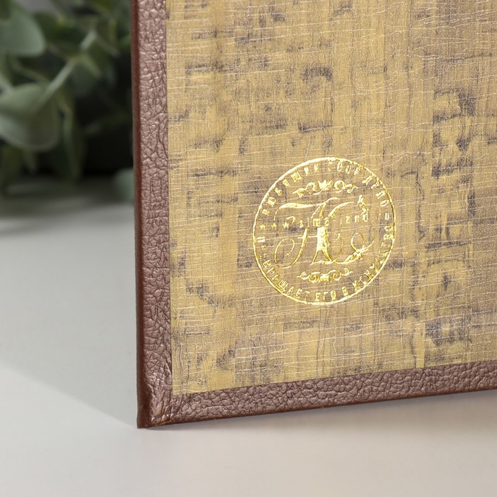 Шкатулка книга-сейф «Тайная бухгалтерия», искусственная кожа, 21×13×7 см
