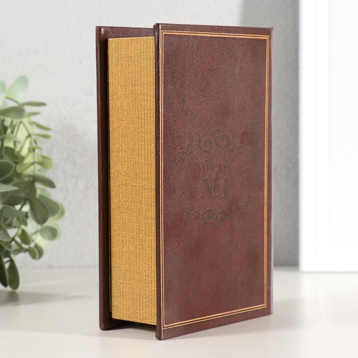 Шкатулка книга-сейф «Золотой вклад», 17×11×5 см