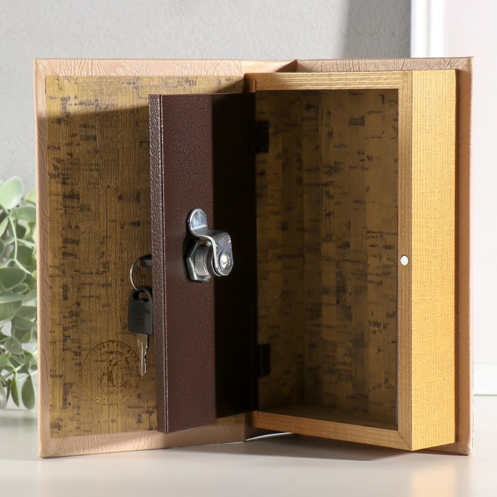 Шкатулка книга-сейф «Что делать», дерево, 21×13.5×5 см