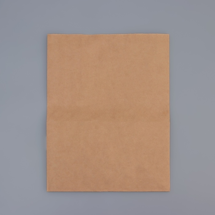 Пакет крафт бумажный фасовочный, прямоугольное дно 26×15×34 см