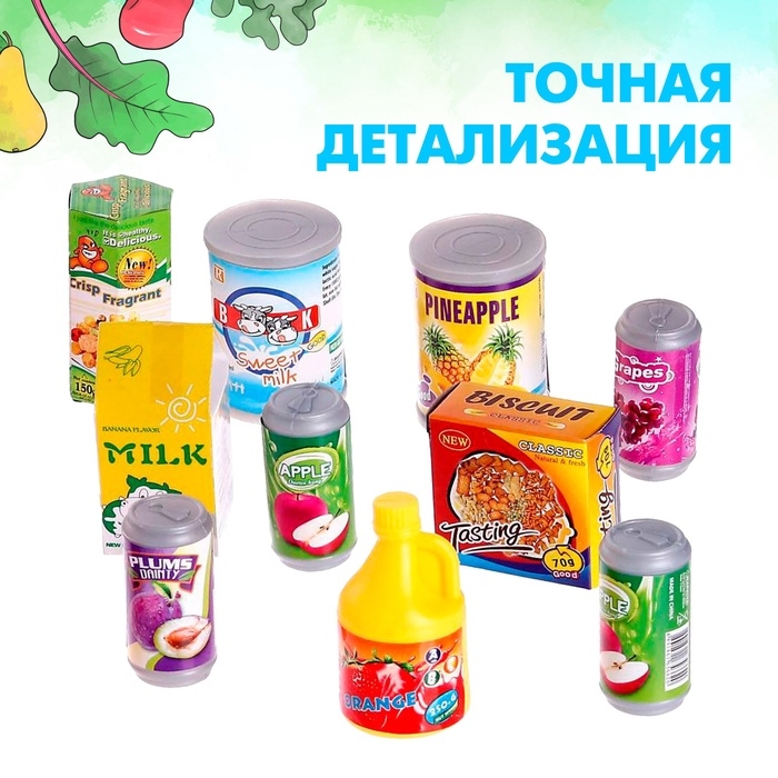 Игровой набор продуктов «Напитки и сладости»