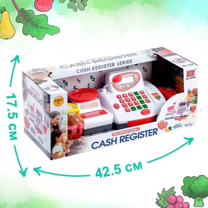 Касса «Продуктовый магазинчик» с корзинкой