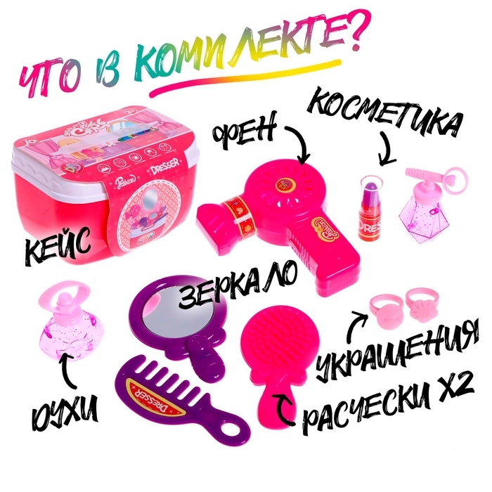 Игровой набор «Стилист» в чемодане
