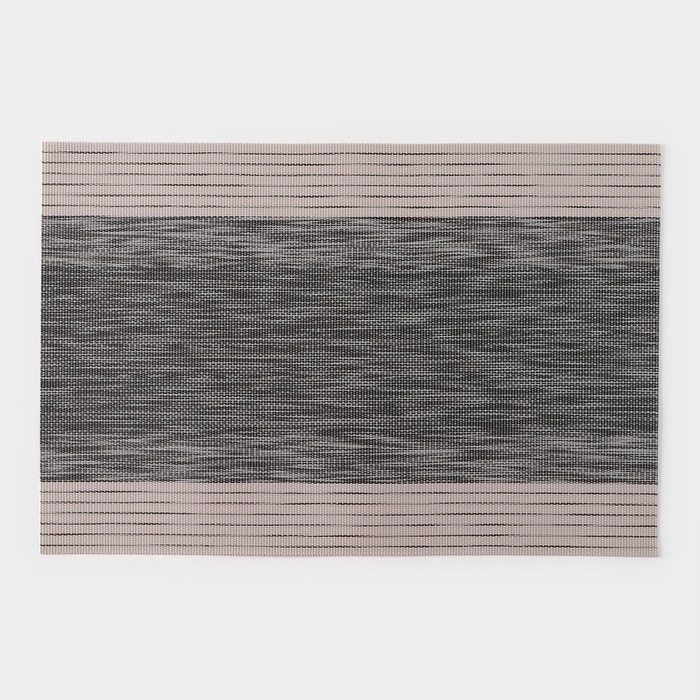 Салфетка сервировочная на стол «Космос», 45×30 см, серая