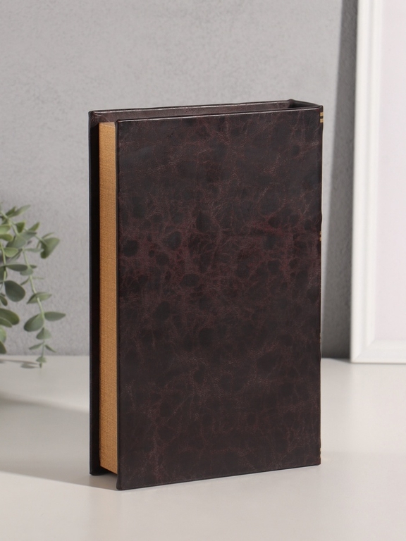 Шкатулка книга-сейф «Эпоха искусства», дерево, тиснение, золотом 26×17×5 см