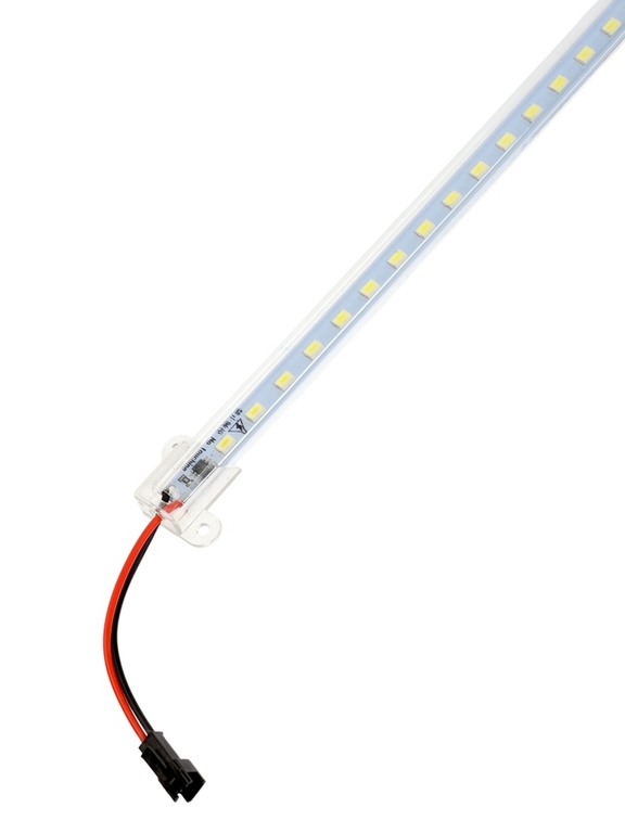 Светильник линейка 1 метр, в корпусе, 12 Вт, 1800 Лм, SMD5630, 76 Led, 6500 K, 220 В