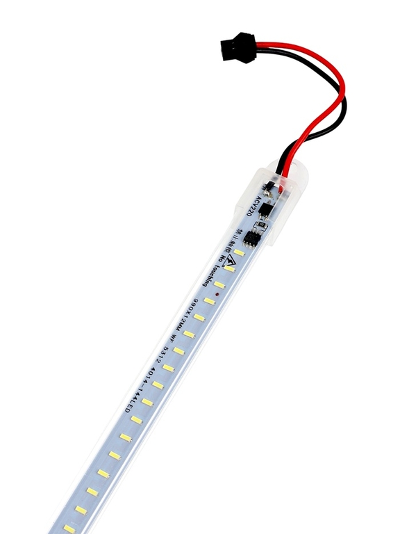 Светильник линейка 1 метр, в корпусе, 14 Вт, 3300 Лм, SMD4014, 144 Led, 6500 K, 220 В